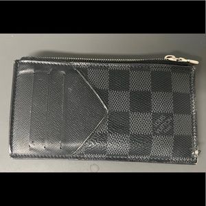 Louis Vuitton Black card coin holder